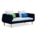 Modernes Wohnzimmer Sofa mit weichem Stoff Sitz